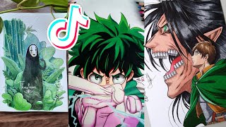 Coolest Anime Artwork 🎨 TikTok Compilation #5