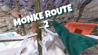 CRAZY MONKE ROUTE 2!!! (Gorilla Tag VR)#gorillatag #chill #route #monke