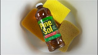 Original Pine Sol 🌲 ASMR RELAXING SPONGE SQUEEZES 🧽