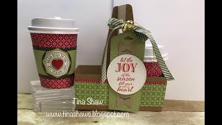 Heartwarming Hugs Mini Coffee Carrier and Cups