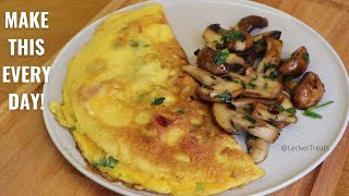 You Will Be Making This Everyday For Breakfast | Eggs & Garlic Infused Mushrooms