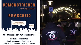 📣  Demonstrieren statt spazieren 🥁  17.11.22 / Remscheid