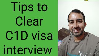 Tips to clear US C1D Visa interview,@Cruisingwithamrit,#cruise,#visa