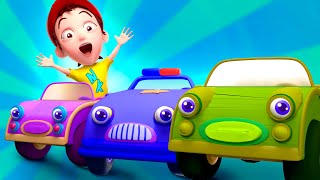 Five Little Rescue Cars | Kids Songs and Nursery Rhymes #shorts