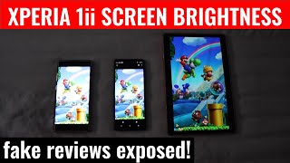 Xperia 1 iii Will Have the Best Display in 2021: XPERIA 1 ii DISPLAY BRIGHTNESS vs Samsung Note 10