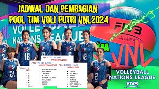 JADWAL DAN PEMBAGIAN POOL TIM VOLI PUTRI VNL 2024❗TUAN RUMAH FINAL DI THAILAND