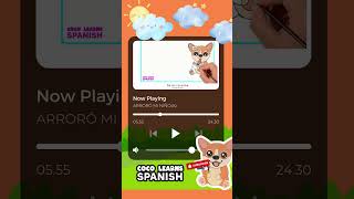 ♫ Spanish Songs For Kids | ARRORÓ MI NIÑO(A) | Hush-A-Bye My Baby - Español | Coco Learns Spanish