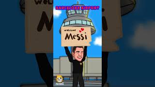 welcome back Messi ! / football animation  #shorts