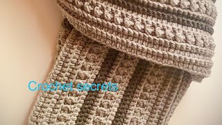 Easy Crochet Scarf For Men