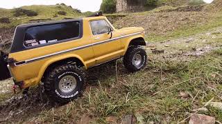 Traxxas TRX-4 Ford Bronco Steep Hill climb