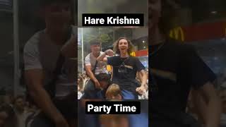 Party with Hare Krishna #harekrishna #iskcon #shorts #krishna #harekrishnakirtan #ytshorts