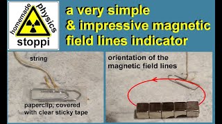 Very simple magnetic field lines indicator - Magnetfeldliniensonde