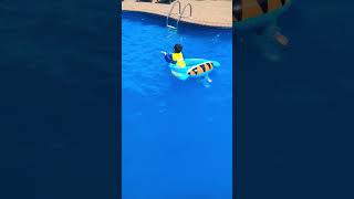 Kids Pool Float with Water Squirt Gun  #honestreview #pooltime #pool