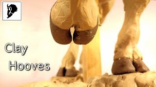 How to Sculpt Hooves in Clay – Quick Sculpting Demo by Fritz Hoppe