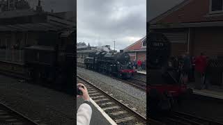 Steam train at Whitby Railway Station