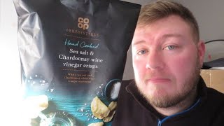 Co-op Irresistible Hand Cooked Sea Salt & Chardonnay Wine Vinegar Crisps Review