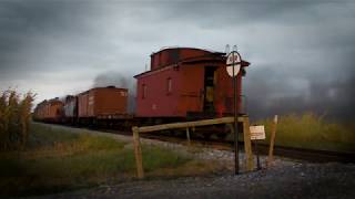 Norfolk and Western 611 and 382 Sunrise Charter (4K)