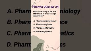 Pharma Quiz 22-24 #pharmacy #quiz #educational #science