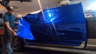 Wrapping a 4th gen Ram - Teckwrap Blue Gem