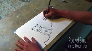 Moses draws stuff | Art time lapse