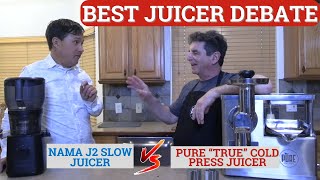 Nama J2 Slow Juicer vs Pure Cold Press - Which Reigns Supreme?