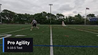 Pro Agility Test - 5-10-5 Test