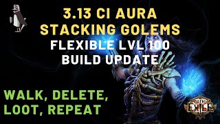 Flexible Level 100 Build Update | POE 3.13 Ritual CI Aura Stacking Carrion Golems