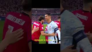 Kvaratskhelia and Ronaldo ❤️