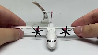 Review Diecast Pesawat TransNusa ATR 72-600