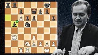 Mindblowing Tactic !! | Roman Dzindzichashvili vs. Bent Larsen, 1980