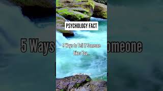 5 Ways to Tell If Someone Likes You.... #shorts #psychologyfacts #subscribe