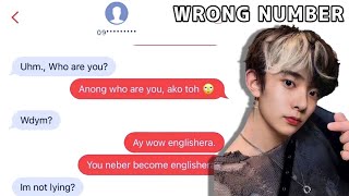 Wrong Number 💕📞 | Heeseung x Y/N [POV] | Enhypen tagalog romantic texting story (AU)