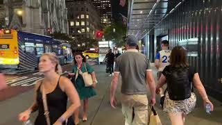 NYC LIVE Walk: Midtown to Lower Manhattan Thursday Night Sept. 19, 2024