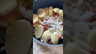 #Shorts Мясо ягнёнка с овощами❤️Quzu ətinin BUĞLAMASI❤️Lamb meat with vegetables❤️ЭТО ОЧЕНЬ ВКУСНО!!