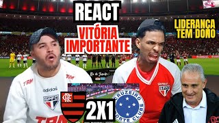 REACT FLAMENGO 2 X 1 CRUZEIRO VITÓRIA IMPORTANTE - BRASILEIRÃO 2024