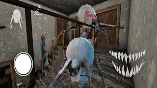 Playing as Spider Mom in Granny's Old House | Sewer Escape Mod Update