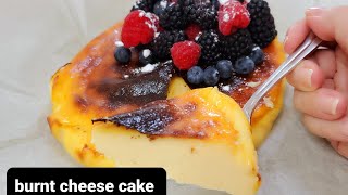 Basque Burnt Cheesecake Recipe/ Amazing Burnt Cheesecake that melts in the mouth/Cheesecake