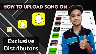 How To Upload Your Song On Snapchat 🔥 ? Snapchat Par Song Kaise Upload Kare? Upload & Earn Money