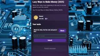 (23/Sep/2024) tapswap code - Lazy Ways to Make Money(2025)