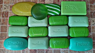 ASMR green Soap opening Haul | Unpacking Soap no Talking | Relaxing video