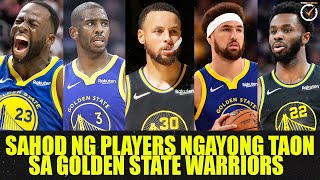 SAHOD NG BUONG PLAYERS NG GOLDEN STATE WARRIORS NGAYONG TAON