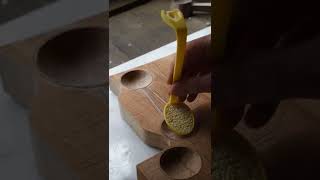 Silky cut wood , spoon carving ,cutting wood #asmr #woodcarving #spooncarving #asmrwoodcarving #art