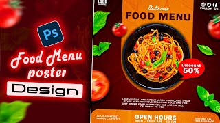 Food Menu, Social Media Poster Design || in photoshop