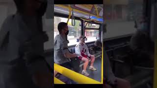 Woman spits on a guy gets pushed off instead #shorts #facepalm