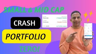 SMALL & MID CAP CRASH ! Mutual Fund Portfolio Zero होगा?Mutual fund me क्या करें? #Midcapcrash