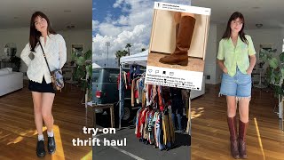 thrift haul + styling what I got at the rose bowl flea market