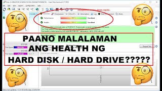 Paano malalaman ang health ng hard disk?