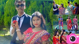 New Hajong song cover video ei gaon la agra chingri   Debesh hero heroine