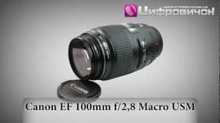 Видеообзор Canon EF 100mm f 2.8 Macro USM