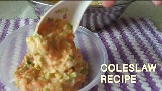 COLESLAW RECIPE | KFC STYLE COLESLAW | Resepi Coleslaw Cepat & Mudah